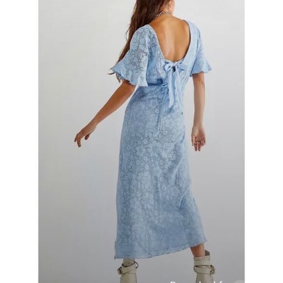 Free People - Libby Lace Midi Dress Set - Picture 3 of 9